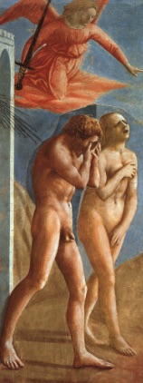 Masaccio Cappella Brancacci Cacciata di Adamo ed Eva