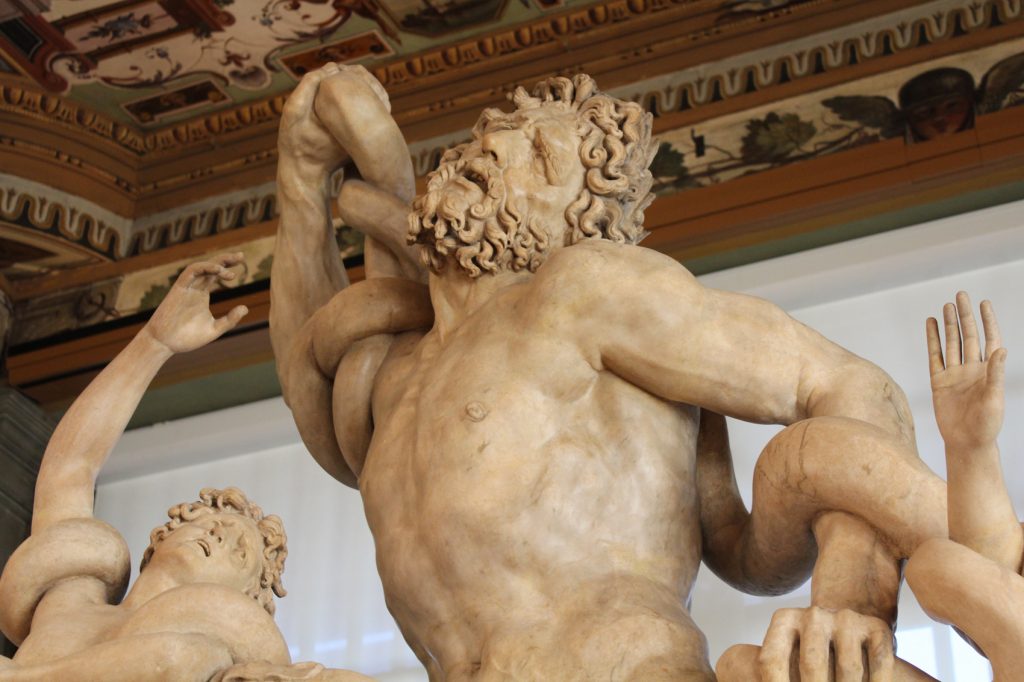 Copia del Laocoonte alla Galleria degli uffizi 