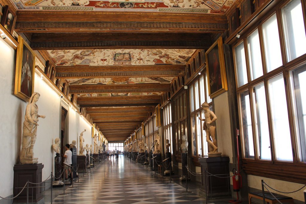Corridor of Uffizi Gallery