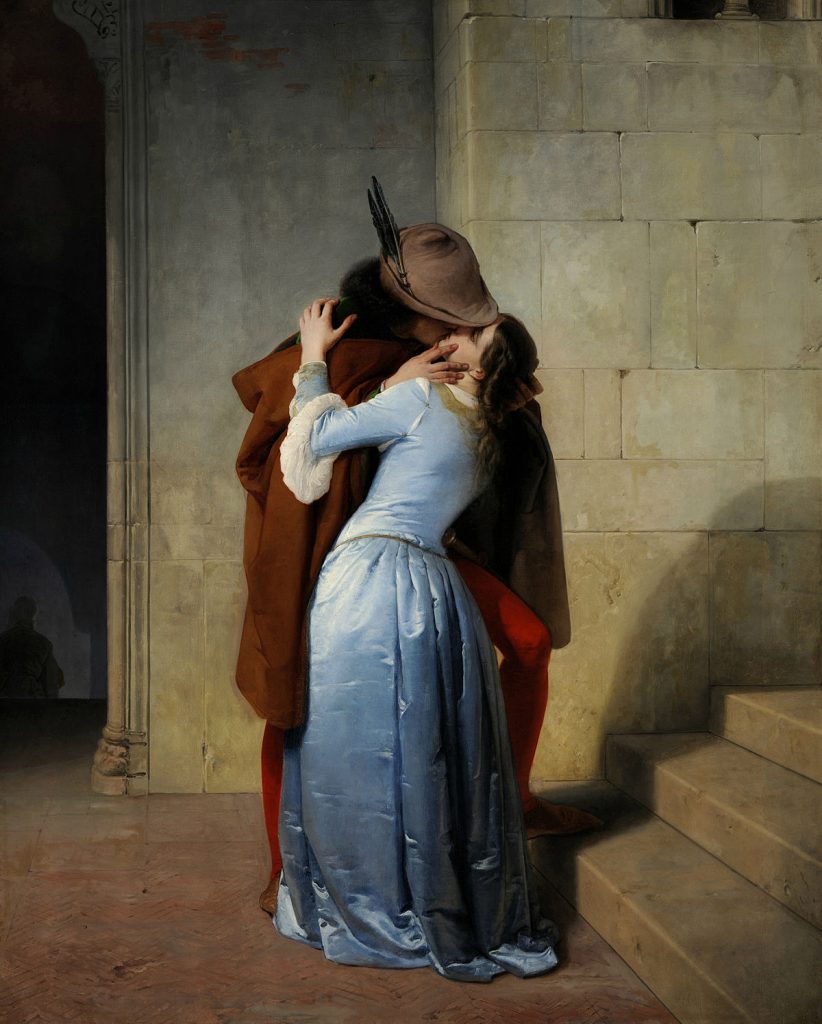 Il bacio di Hayez alla Pinacoteca di Brera