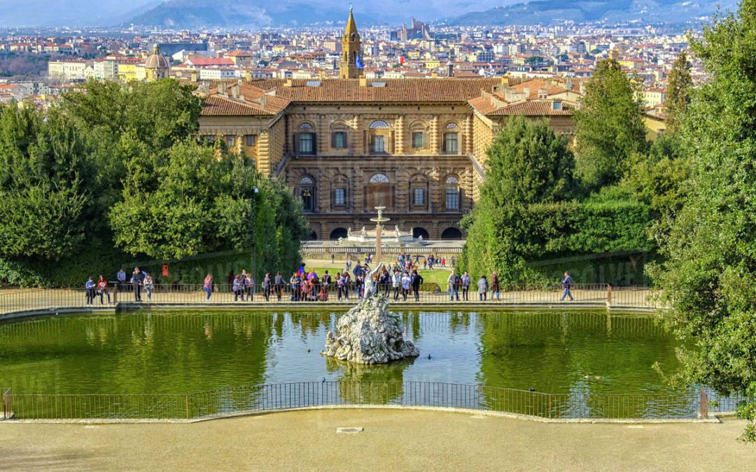 visiting the Boboli gardens