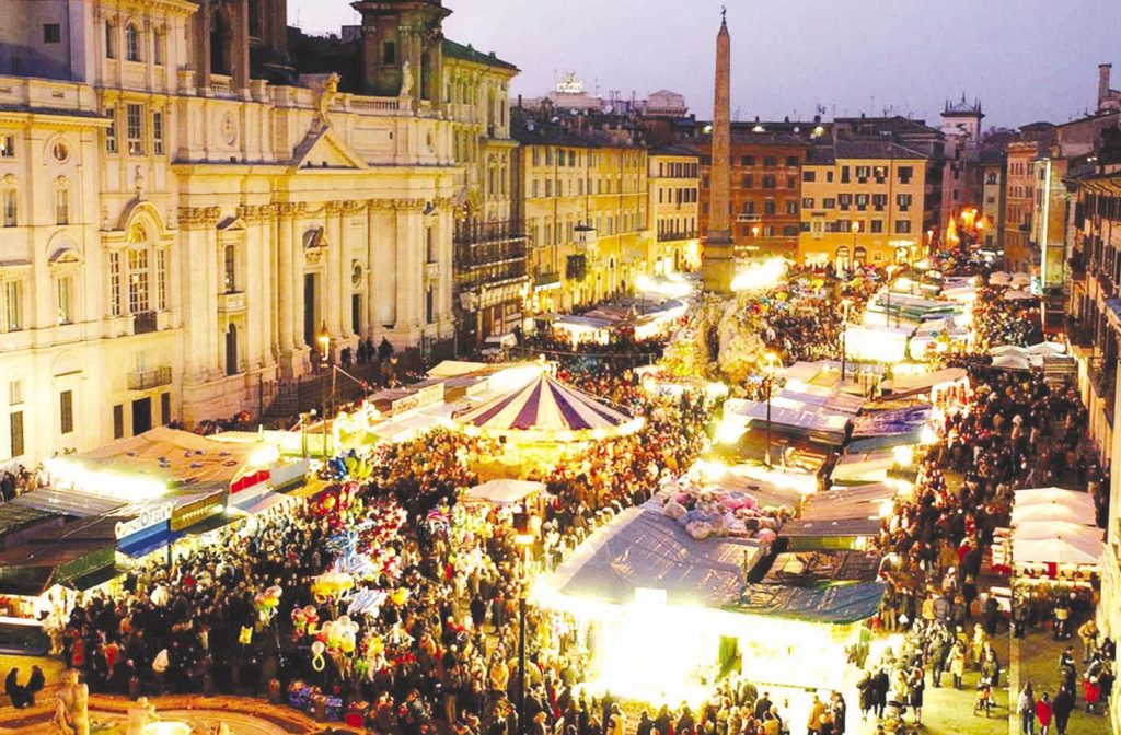 Mercato natalizio Piazza Navona
