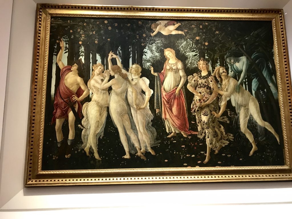 Paintings in the Uffizi Gallery 