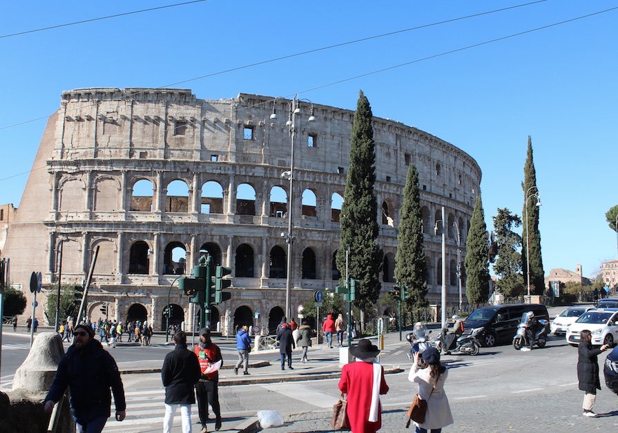 Colosseo visto dalla Domus Aurea