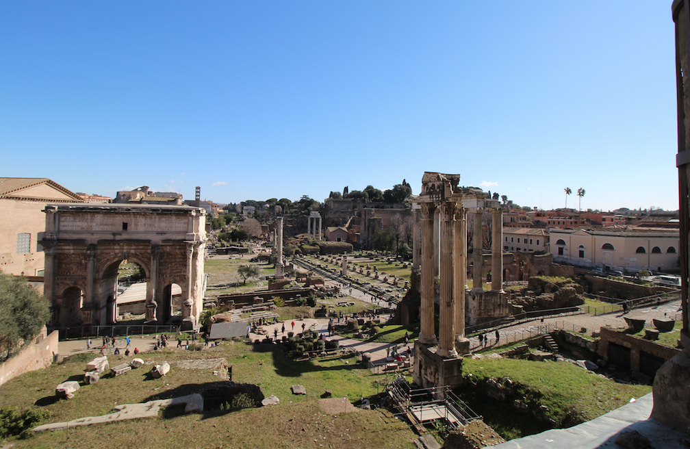 Musei Capitolini affaccio sul Foro Romano