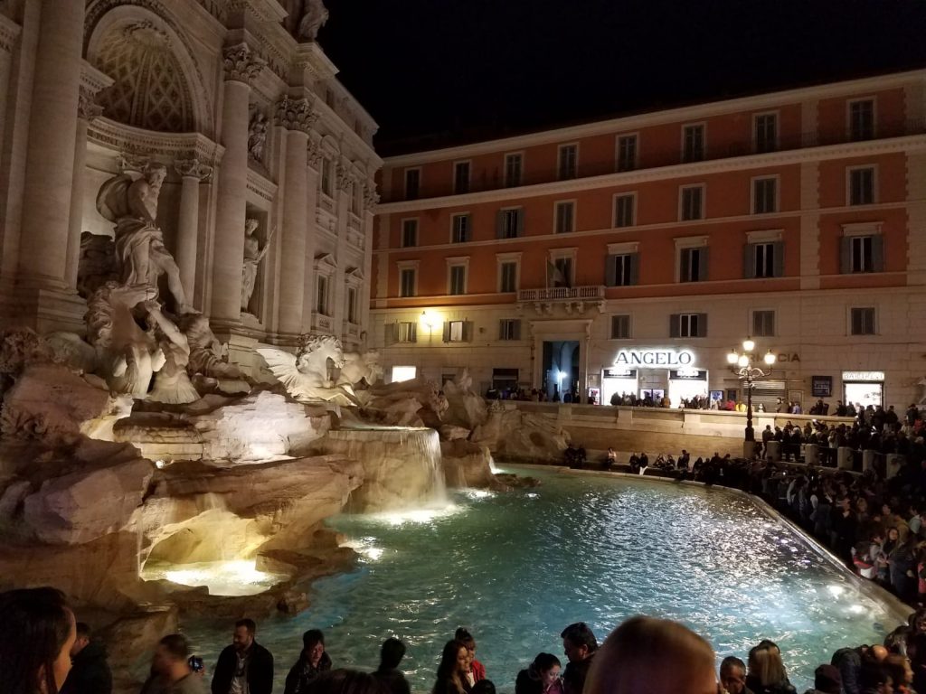 Rome at Night - Trevi Fountain