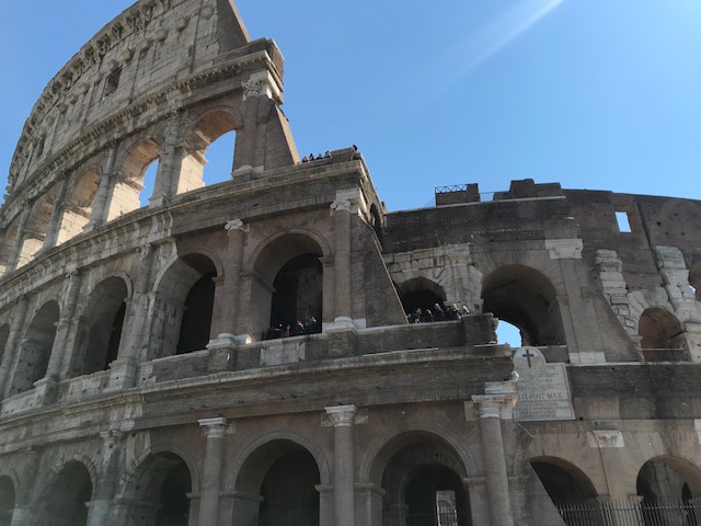 View of Roman Colosseum