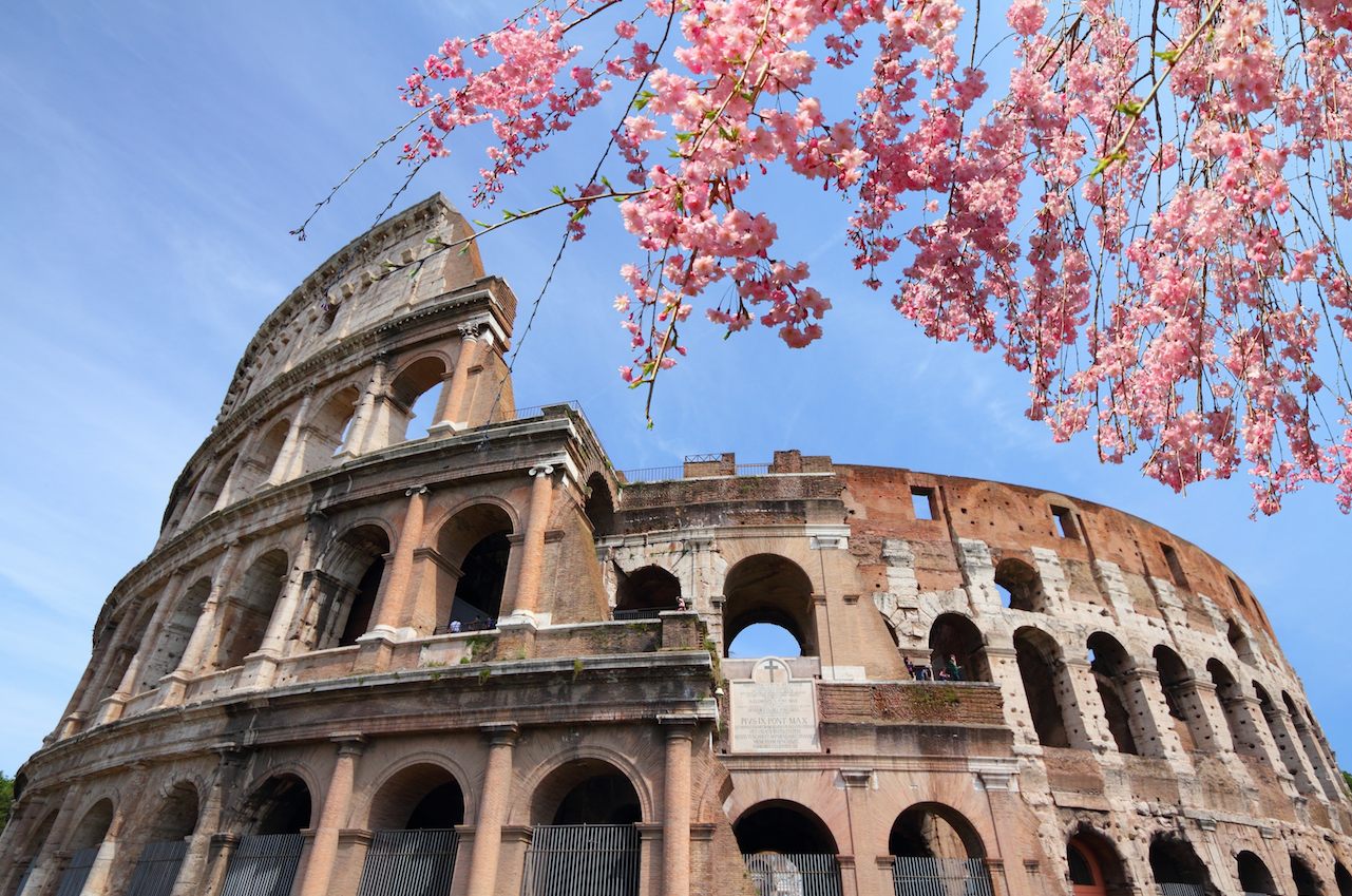 Colosseo Roma a Pasqua