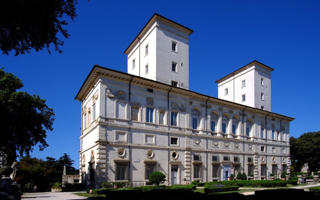 Giardino di Villa Borghese palazzo